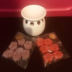 Homemade owl wax melts.